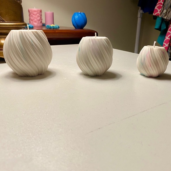 Other - Set of 3 Round Candles
